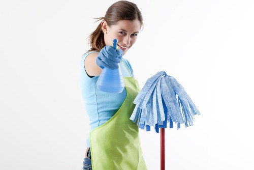 Deep cleaning a kitchen in a Hounslow home