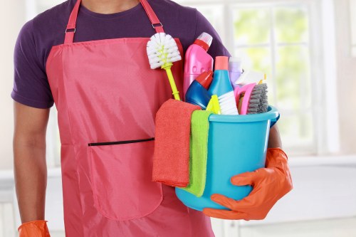 Professional office cleaning tasks in a Hounslow business premises