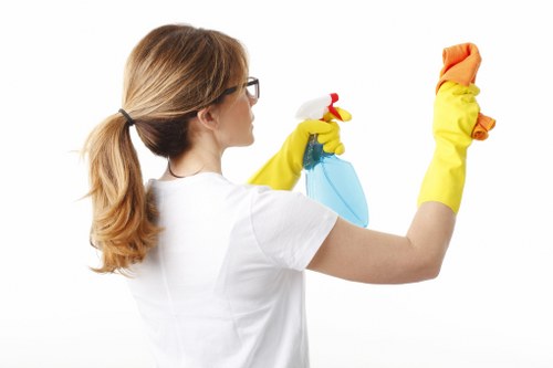 Local cleaners preparing a Hounslow flat for new occupants