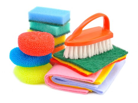 Cleaning a corner sofa in a local Hounslow home
