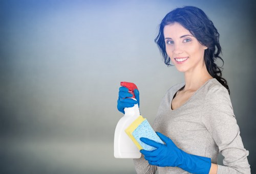 Local cleaning team preparing a property for handover in Hounslow